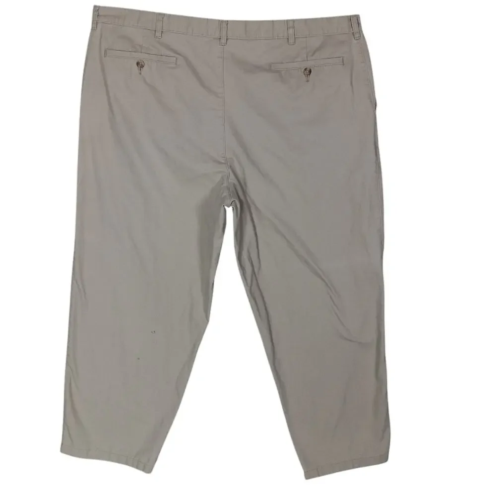 Bundle of 2 George Chino Pants Size 48 x 32 Beige Used For Work and Have Stains